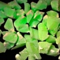 Yellow-Green Glow-in-the-dark Aggregate from Heritage Glass
